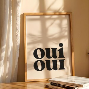Oui Oui - Bathroom Wall Art Print | Home Decor, Bathroom & Cloakroom ...