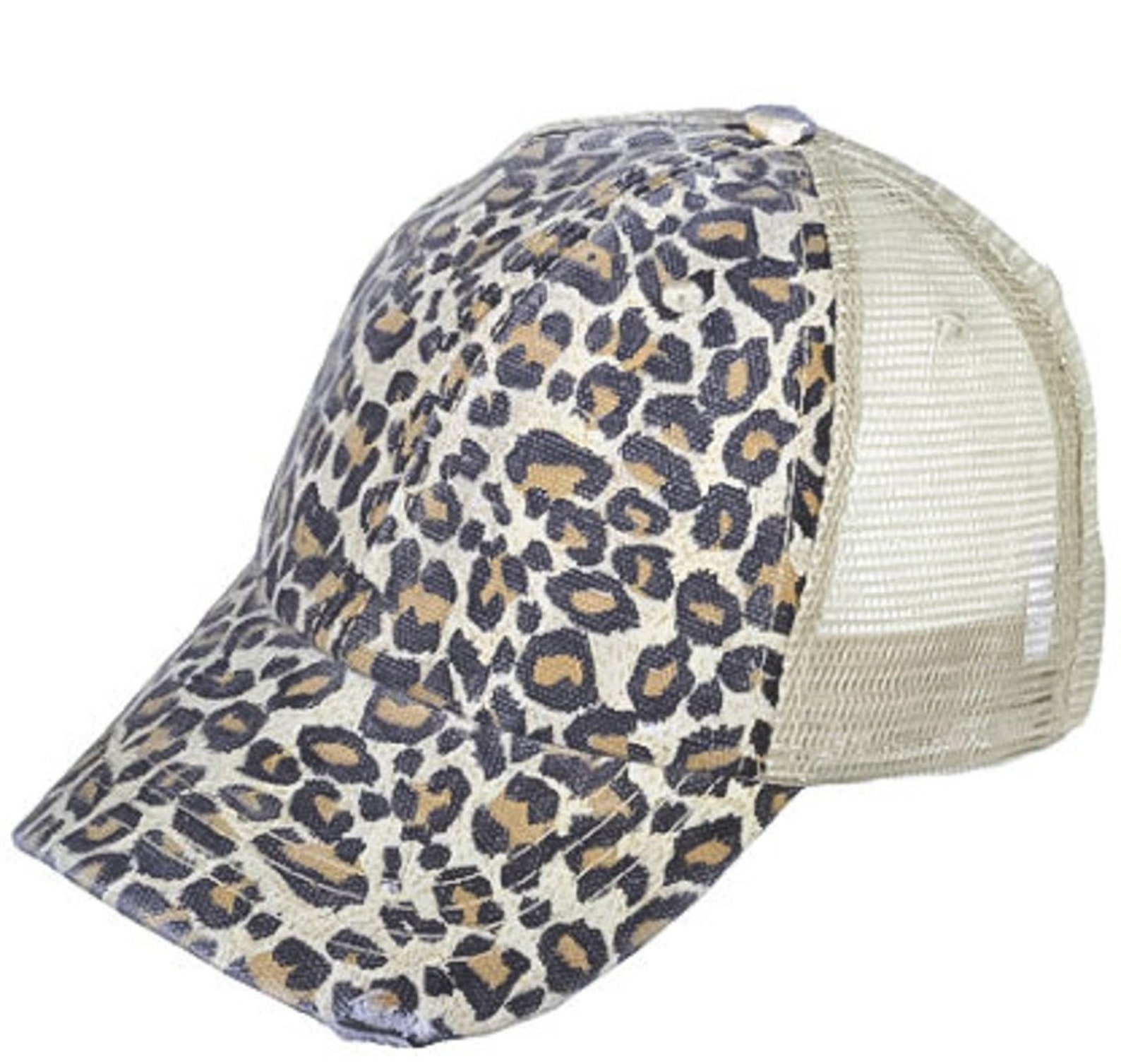 Leopard Print Trucker Hat Etsy