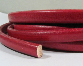 Your Pre-Cut Size Choice On Sale Now New Metallic Mint Green 10x6mm Licorice Leather Cord