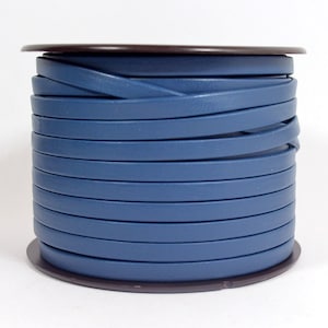 5mm Premier Flat Leather - Royal Blue - L5F-P14 - Choose Your Length