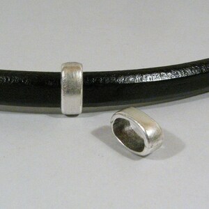 Regaliz Triple Dot Ring Spacers Antique Silver SP106 