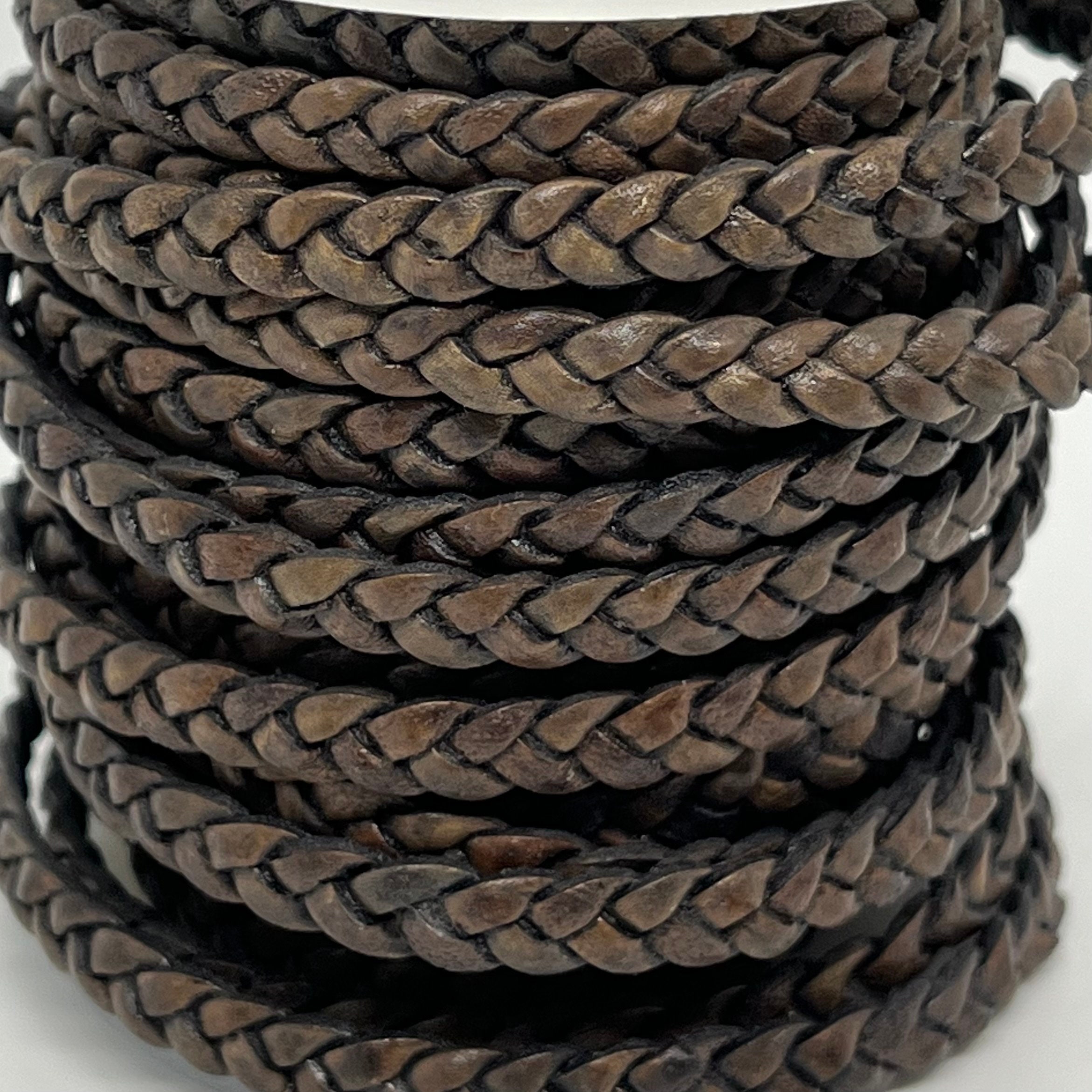Metallic 2mm Leather Cords, Round Leather Cording Qty 4 Yards or 24 Yard  Spool, 12 Feet or 72 Feet Gray, Brown, Yellow Orange and Red 
