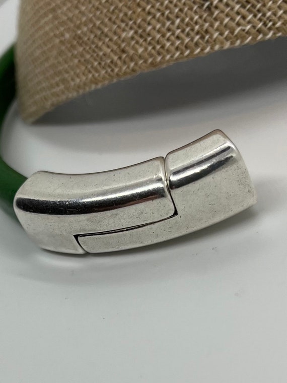 Side Tube Clasps for Regaliz Leather - Antique Silver - Choose