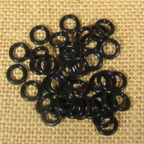 10mm Black Rubber O-Rings