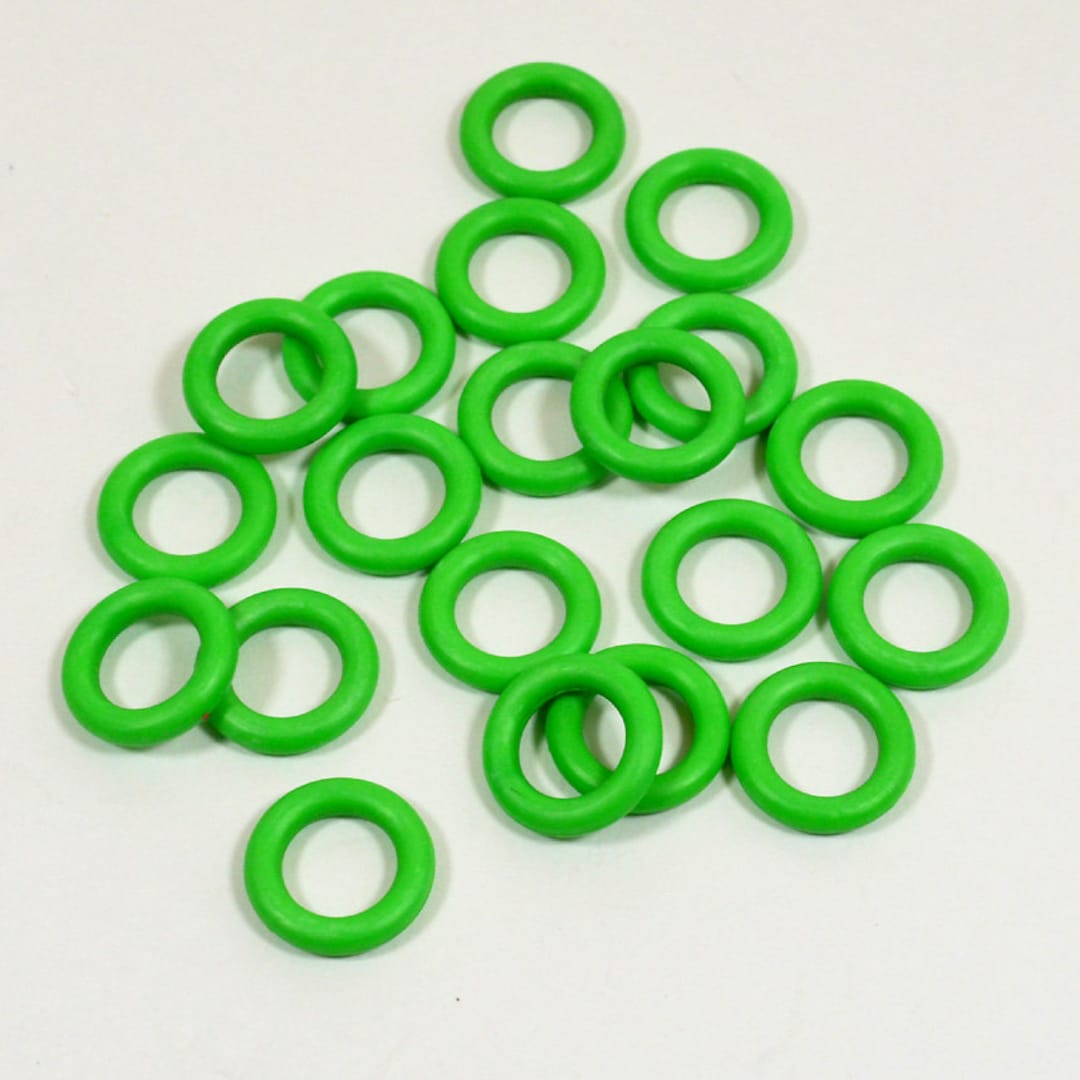 10mm Bright Green Rubber Orings Etsy