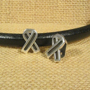 Regaliz Awareness Spacers - Antique Silver - SP82 - Choose Your Quantity