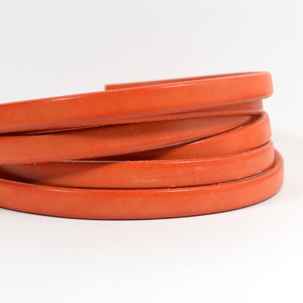 Low Profile Regaliz Leather - Burnt Orange - LP11 - Choose Your Length