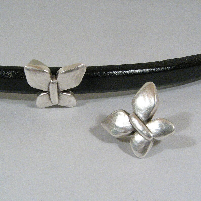 Antique Silver Choose Your Quantity Regaliz Butterfly Spacers SP6