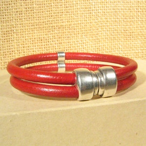 Double Strand Clasps for 5mm Round Leather - Antique Silver - Choose Your Quantity
