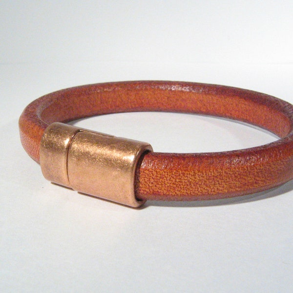 Regaliz Smooth Magnetic Bracelet Clasps - Antique Copper - CL12 - Choose Your Quantity