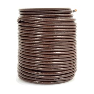 3mm Indian Leather - Dark Brown - 3MR- 154 - Choose Your Length