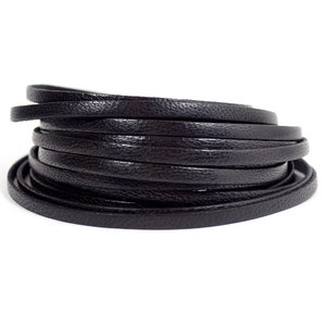 L5F-C1 Choose Your Length Black Camel Leather