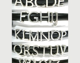 Antique Silver Regaliz Letters of the Alphabet