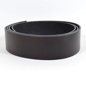 30mm Flat Leather - Black - L30F-1 - Choose Your Length