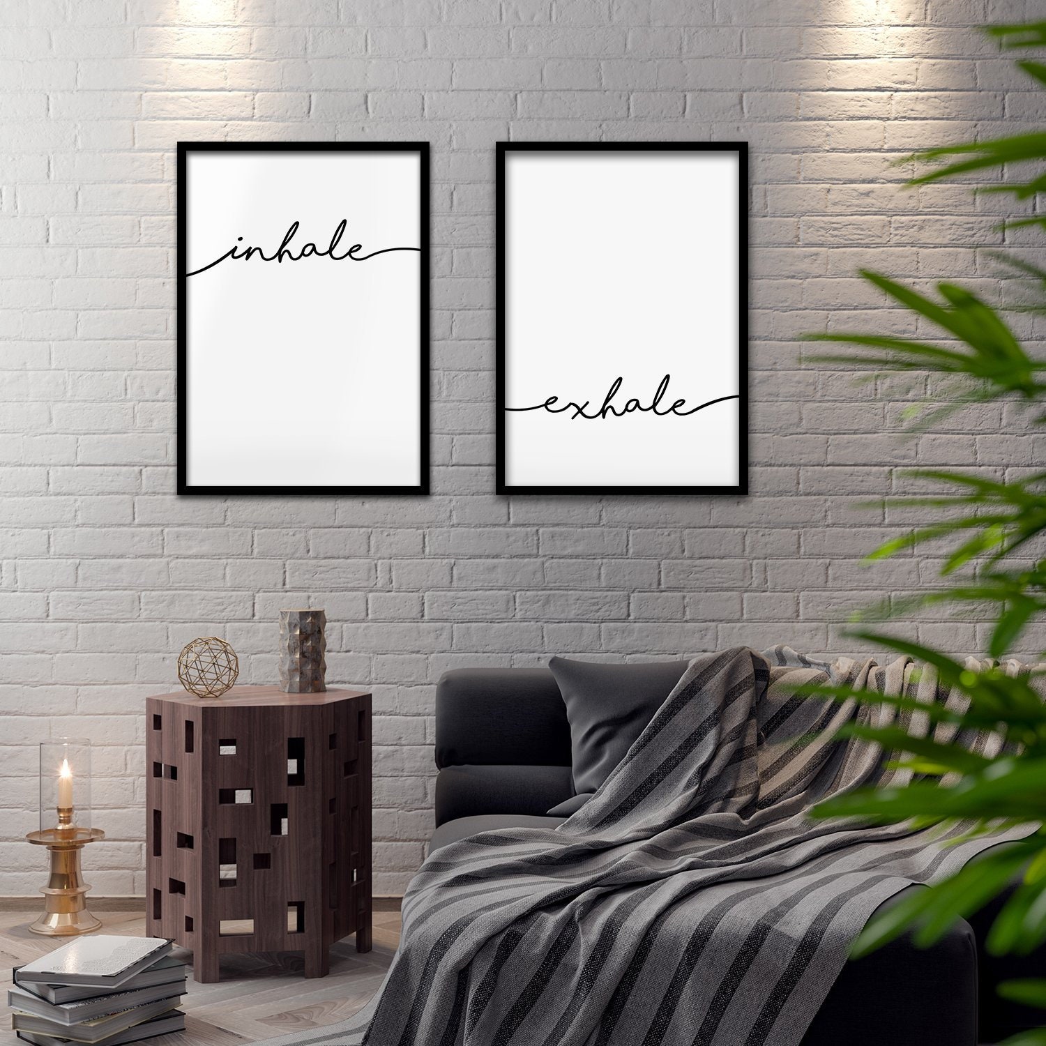 Framed poster setdesign wall artwall designwall Etsy