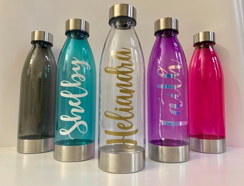 glass water bottles custom logo