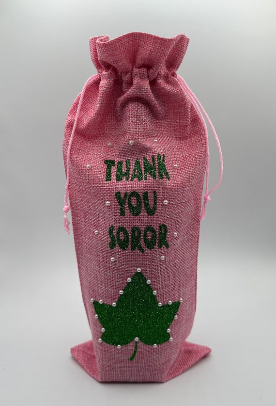 AKA Wine Bag, Thank You Soror, AKA Gift Bag