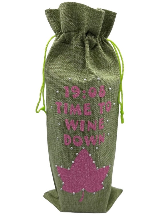 AKA wine bag / AKA gift bag TTWD (apple green)