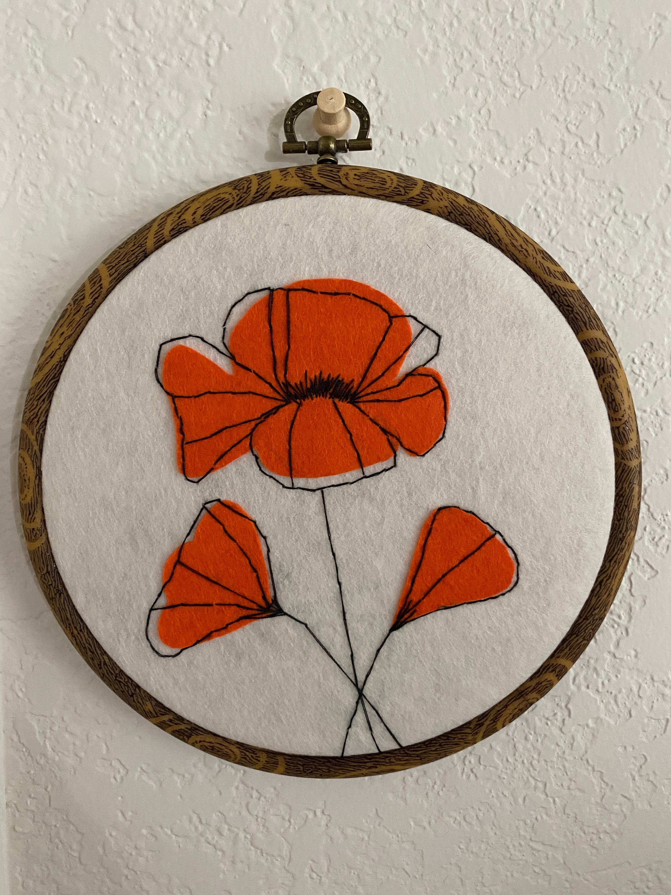 Poppy embroidery poppy embroidery california poppy art  etsy Poppy embroidery poppy embroidery california poppy art  etsy
