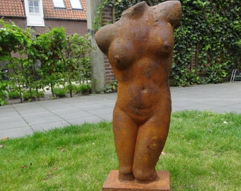 Torse d'une jeune femme nue