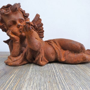 Cast iron garden sculpture | Garden angel |