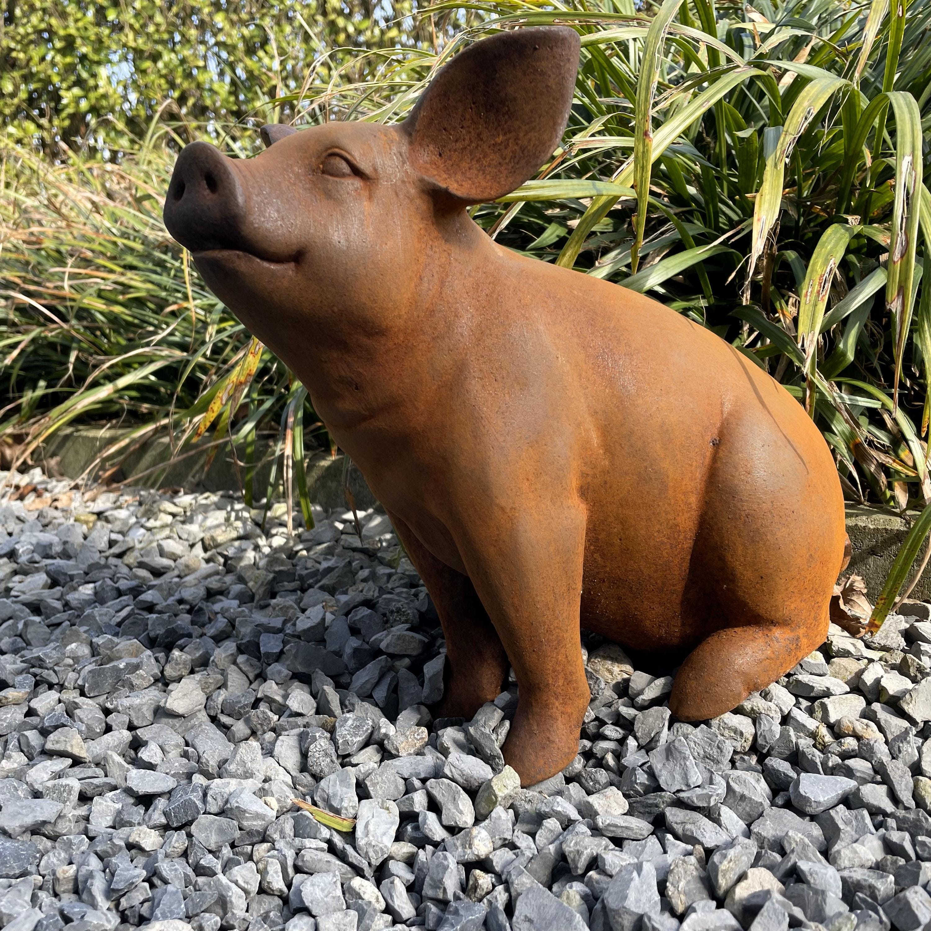 Outdoor pig statue - Etsy 日本