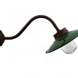 French barn light with enamel shade | Wall light| Exterior light|