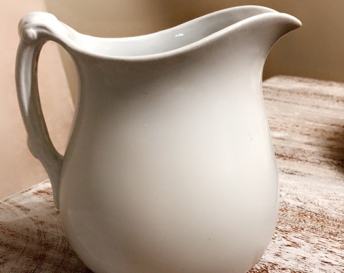 Vintage pitcher Maddock & Co Burslem England Royal Stone China Etsy