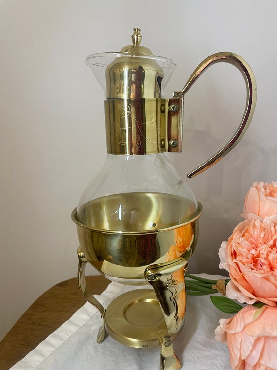 Vintage Coffee/Tea Carafe w/ Warmer - household items - by owner -  housewares sale - craigslist