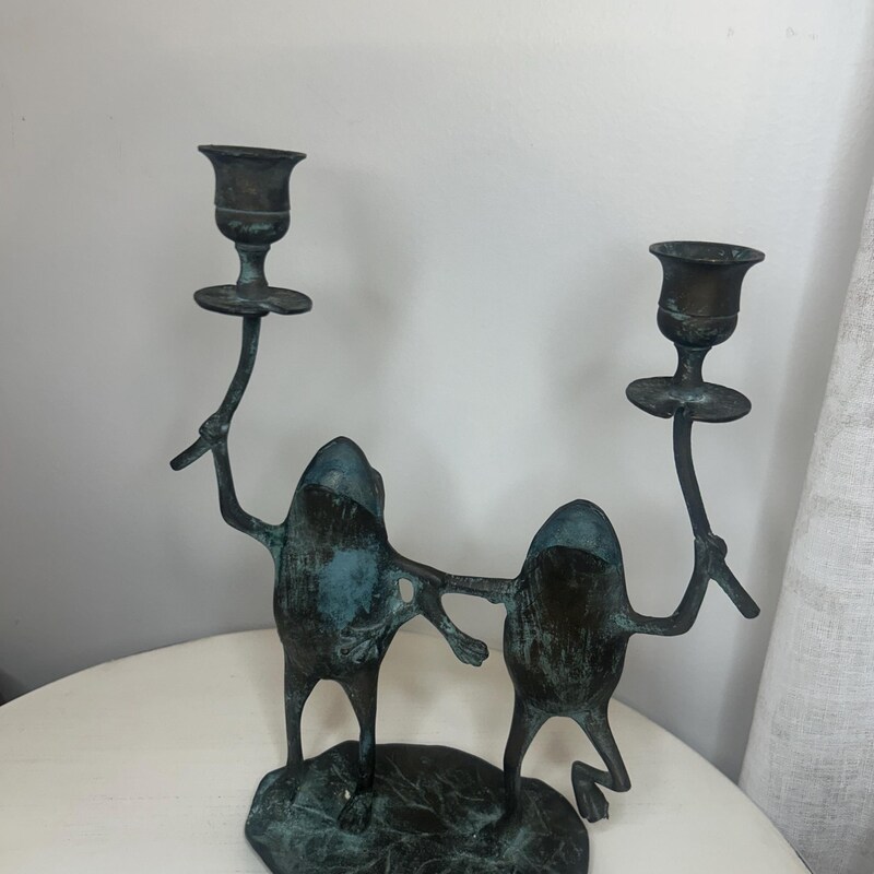 Frog Candlestick - Etsy