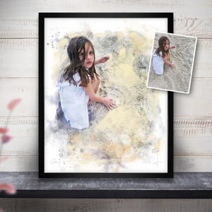 Custom Watercolor From Photo, Travel Memories, Memory Gift, Make My Photo, Photo To Painting, Personalized Watercolor, Custom Painting