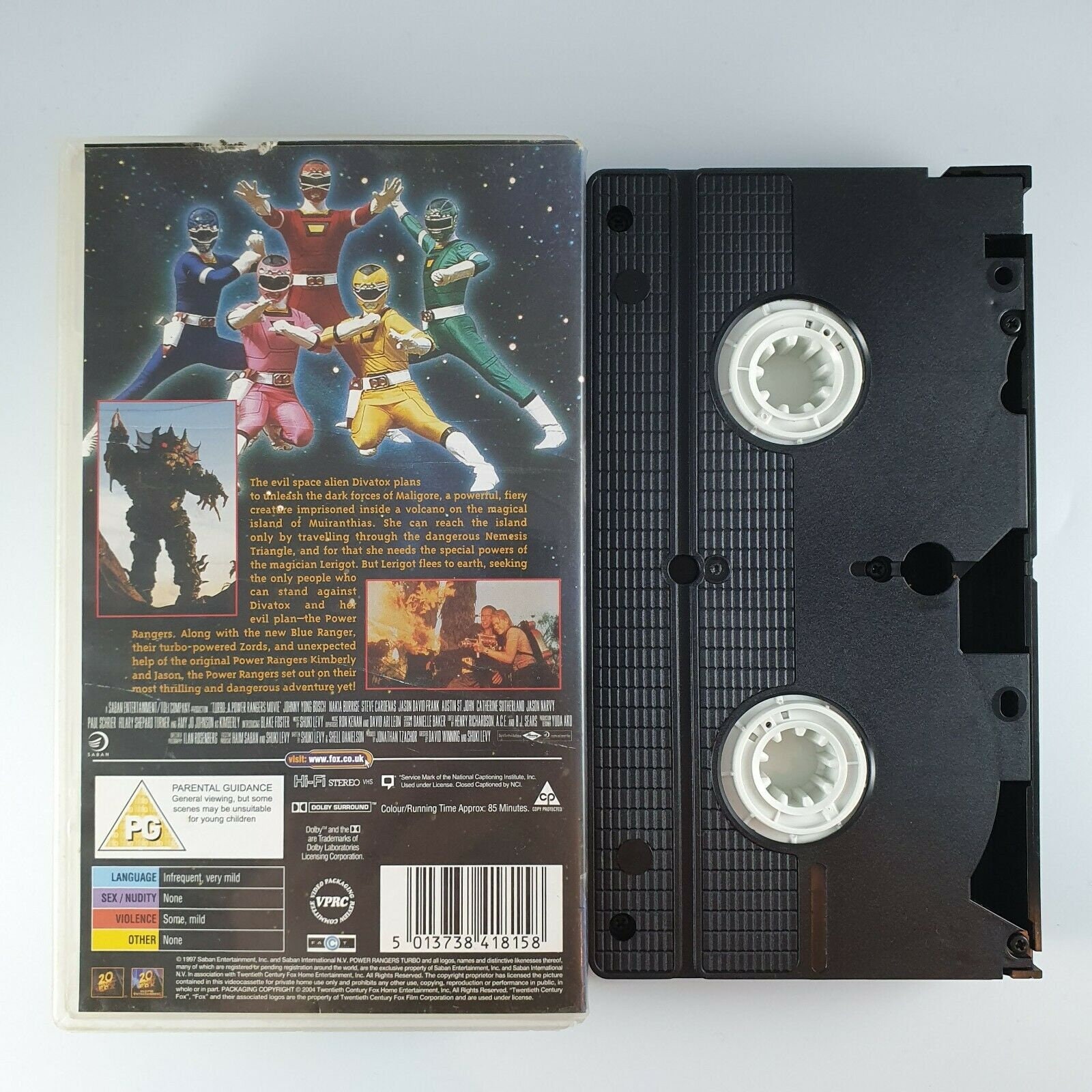 Turbo A Power Rangers Movie VHS Video Tape Etsy