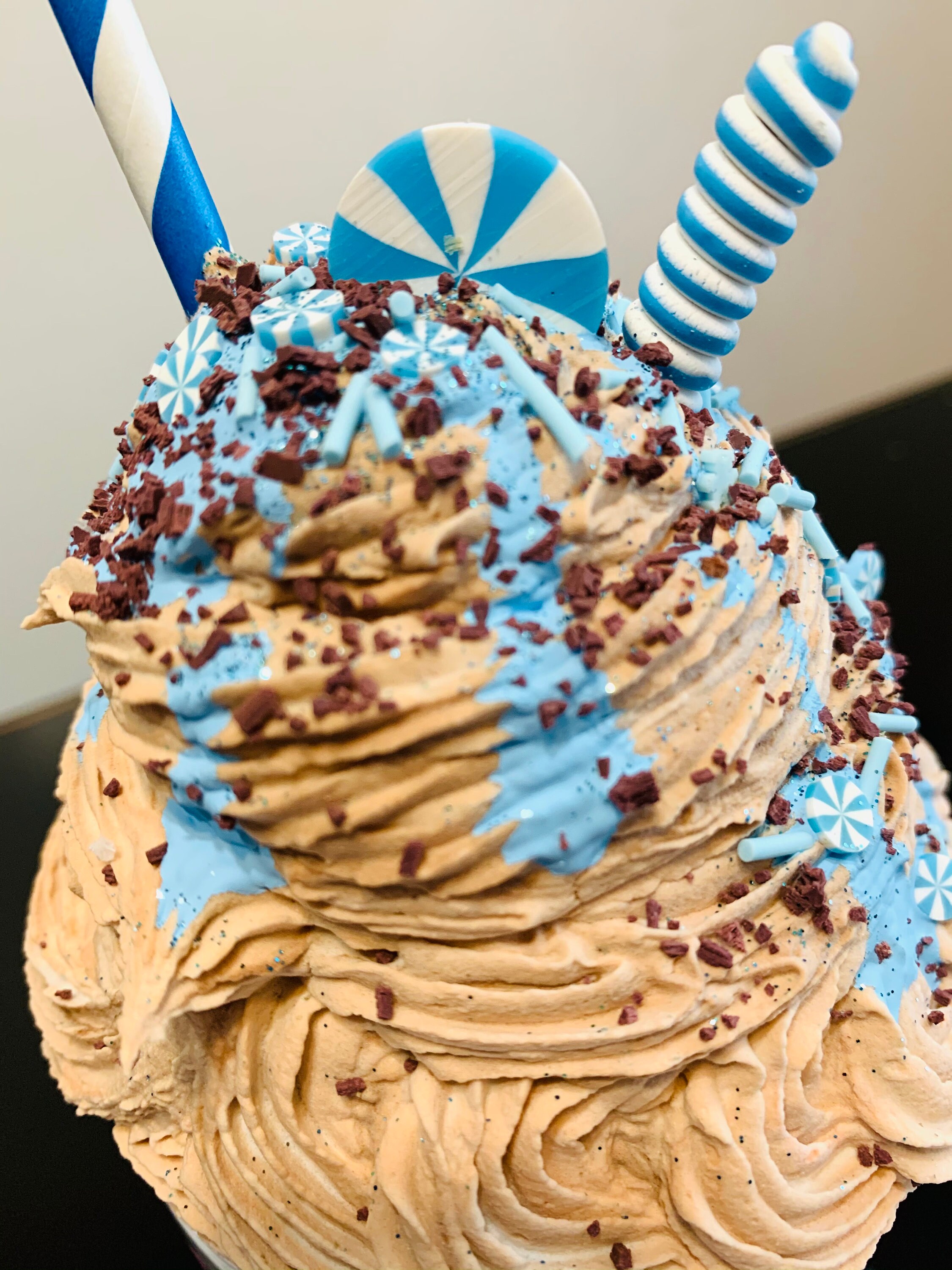 Chocolate Cool Peppermint Mug Topper whipped toppers home Etsy