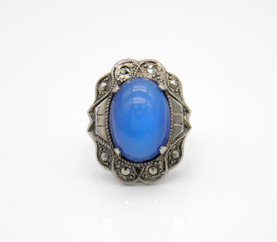 Antique Art Deco Sterling Silver Ring