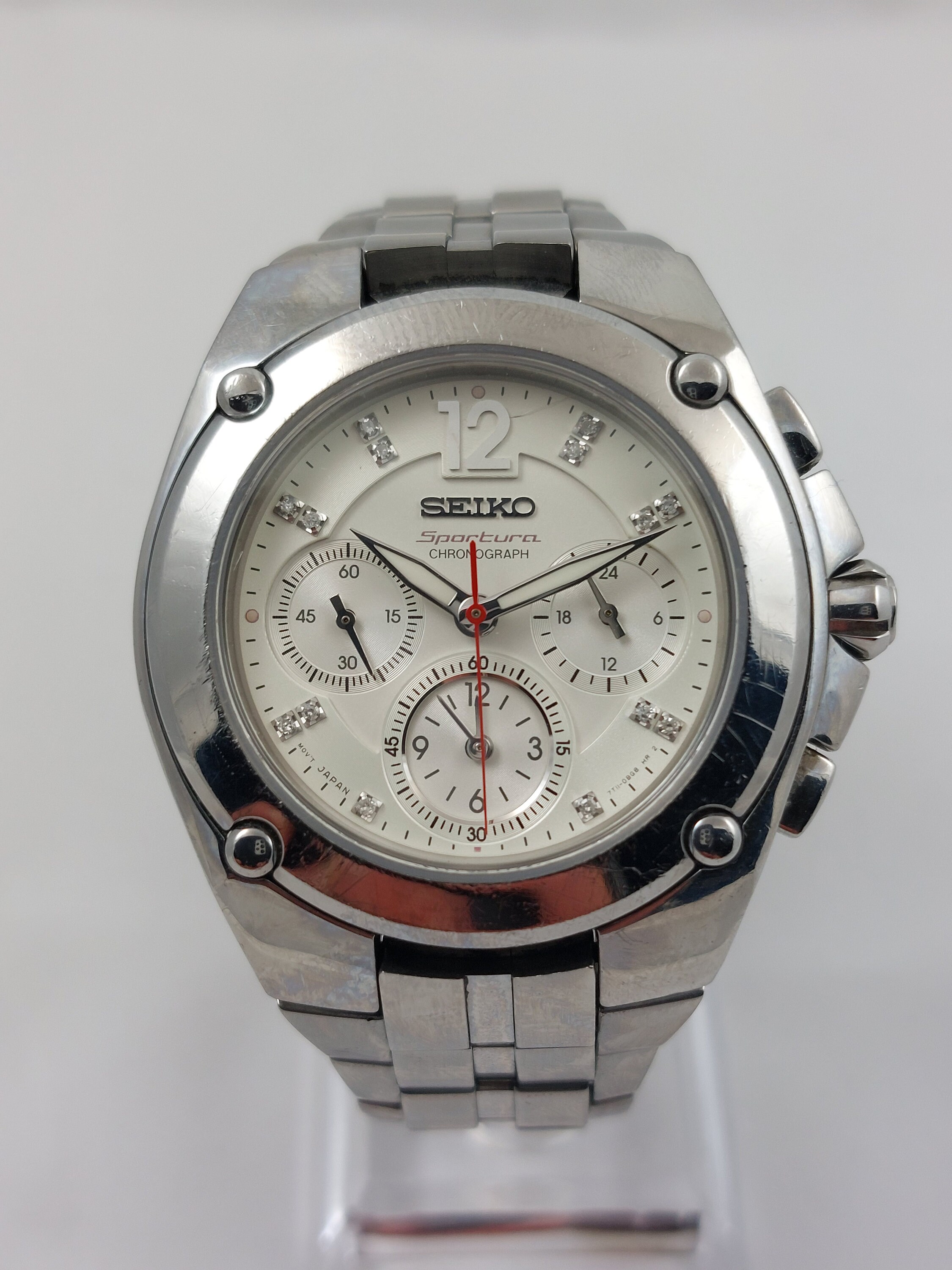 Seiko Sportura Chronograph Seiko 7T11-0BC0 Vintage Men's - Etsy Israel