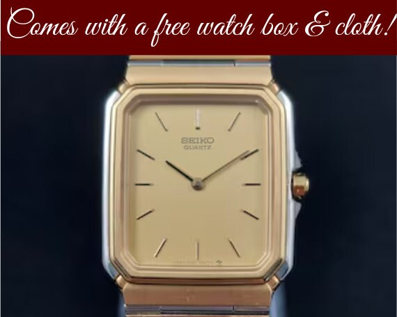 New Old Stock Seiko 9020-5150 Quartz Unisex Watch, 90s Vintage