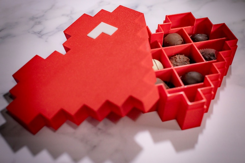 8-bit Gift or Chocolate Box for gamer BOX ONLY image 3