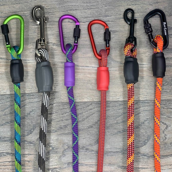 Über 70 Muster, Pro Climbing Rope Hundeleine, Leine – handgefertigt, individuell auf Bestellung,