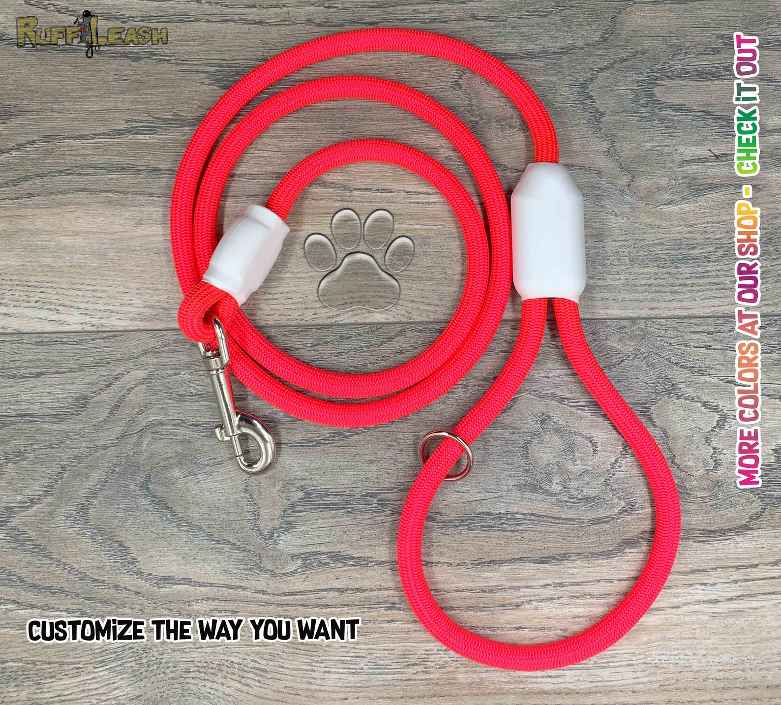 Dog Leash Replacement Clamp Covers Climbing Rope Dog Leash Etsy