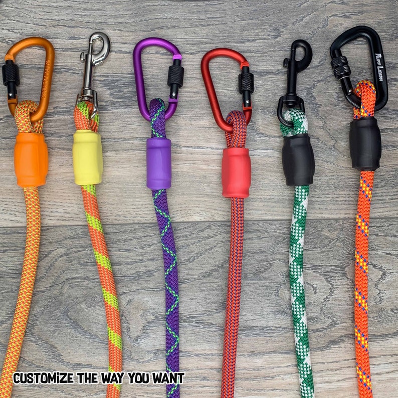 Dog Leash Replacement Clamp Covers Climbing Rope Dog Leash Etsy