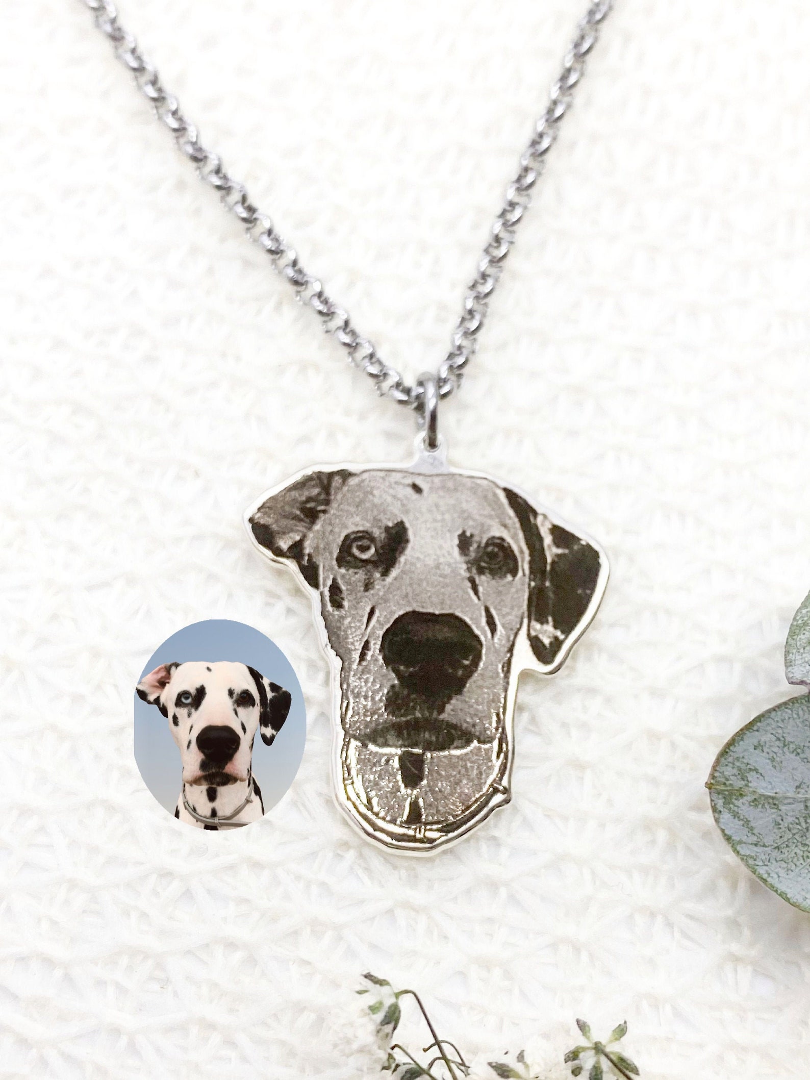 Pet Photo necklace Picture necklace Custom Dog Necklace Etsy