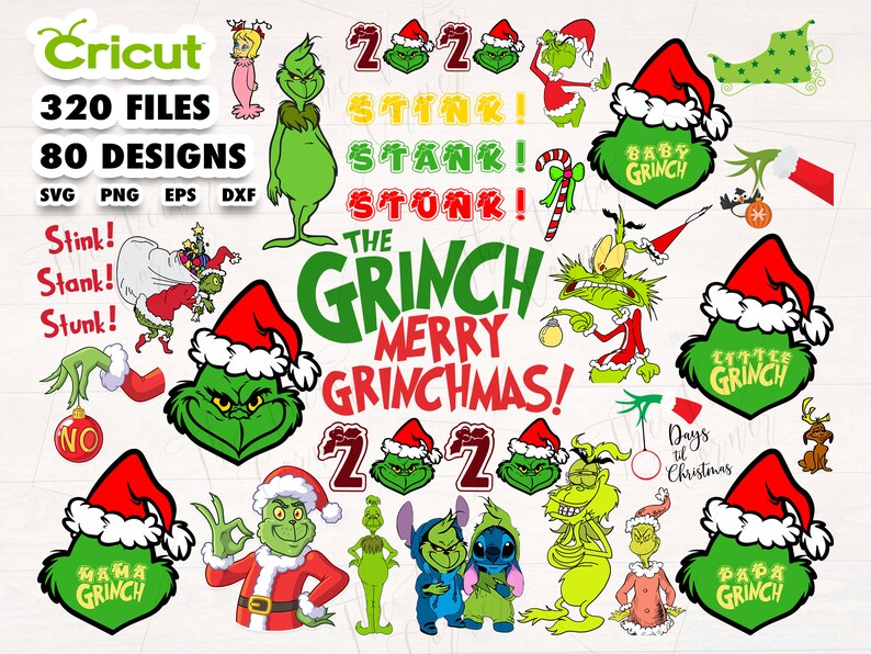 Download Grinch svg bundle Christmas svg Grinch png Grinch Face svg ...