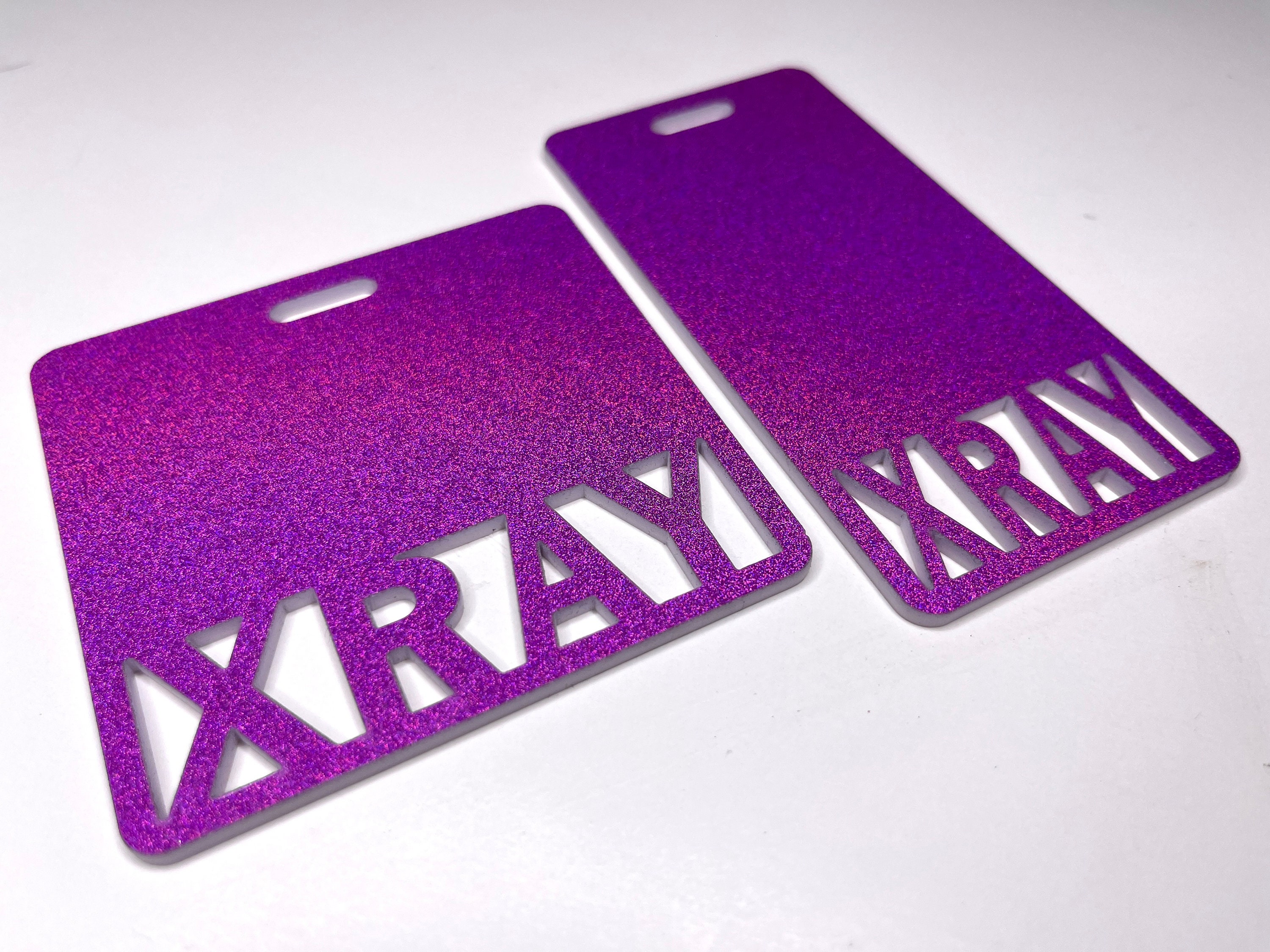 Clear Glitter Marker Parker Xray Marker Holder Acrylic ID Badge