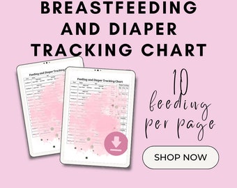 Newborn Breastfeeding and Diaper Tracking Chart