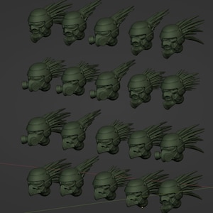 Cannibal Chickens Infantry Helmets Kreative Kraniums