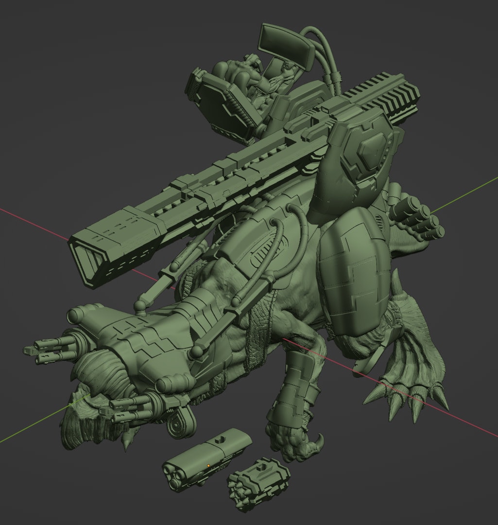 リール Kroot Warhammer 40k Tau Empire Kroot Krootox Rider BITS BITZ Multi