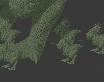 Krooduken Hawks, set of 5