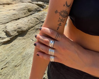 925 sterling silver ring - Wide silver ring - Wide silver ring - Sterling silver ring - Anillo plata de ley - Solid silver ring