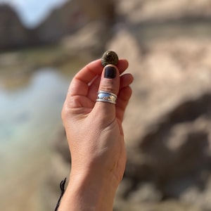 925 solid silver ring- Wide silver ring- Wide silver ring- Sterling silver ring- Anillo plata de ley- Solid silver ring