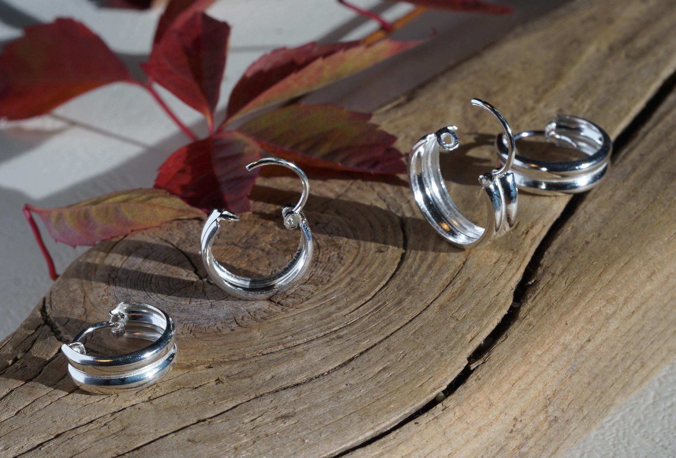 LeCalla Set di gioielli in argento sterling S925 di 2 paia di orecchini a cerchio piccoli per donne adolescenti 15 MM acquista in modo economico - spedizione gratuita, recensioni reali con foto